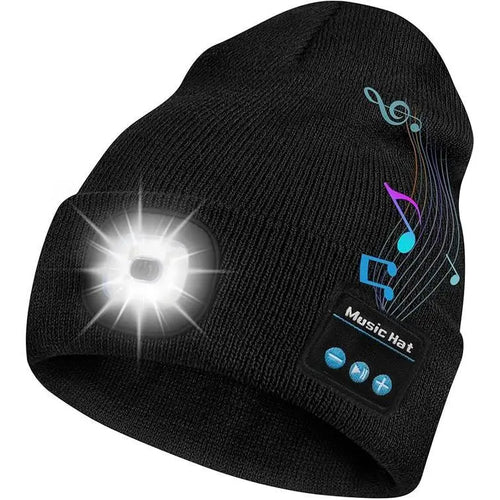 🧶HZA™ Smart Bluetooth Beanie — Music, Light & Warmth Combined