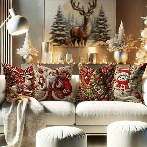 🎄Last day to get 69% off-🎅Christmas Themed Cushion Cover