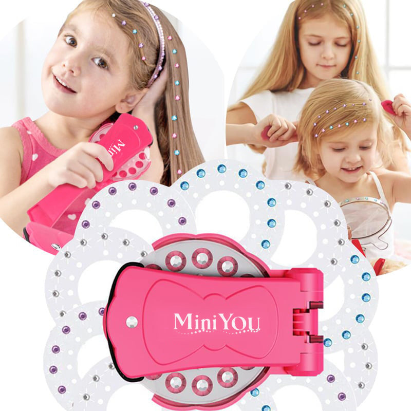 ✨2025 DIY Hair Jewels Stamper Set 1 Set Shimmering Diamonds Hair Styling Tool