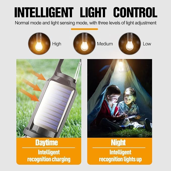 Solar USB Hanging Tent Lantern – Rechargeable LED Bulb-Up to 60% OFF Outdoor Deal!