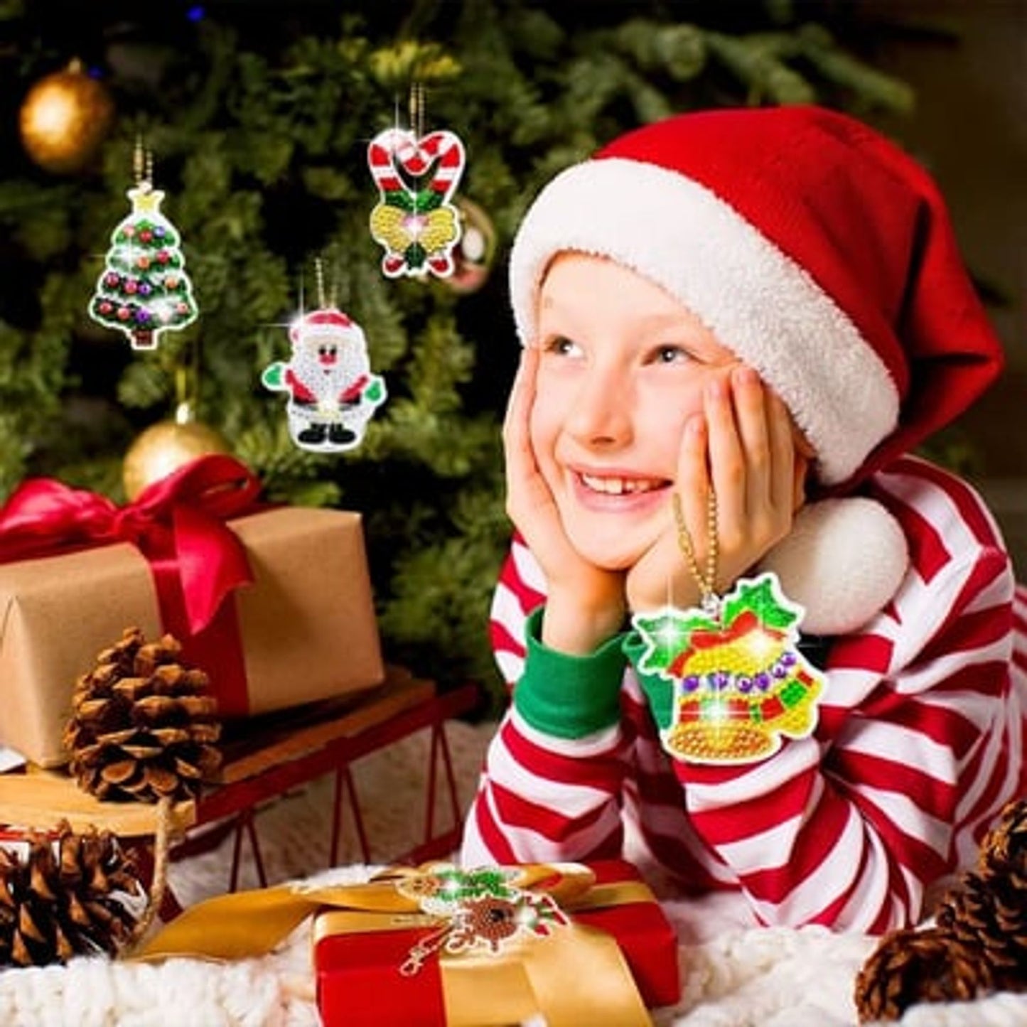 🎅Holiday Sale: 50% Off !!-🎄Christmas Diamond Painting Sticker Kit