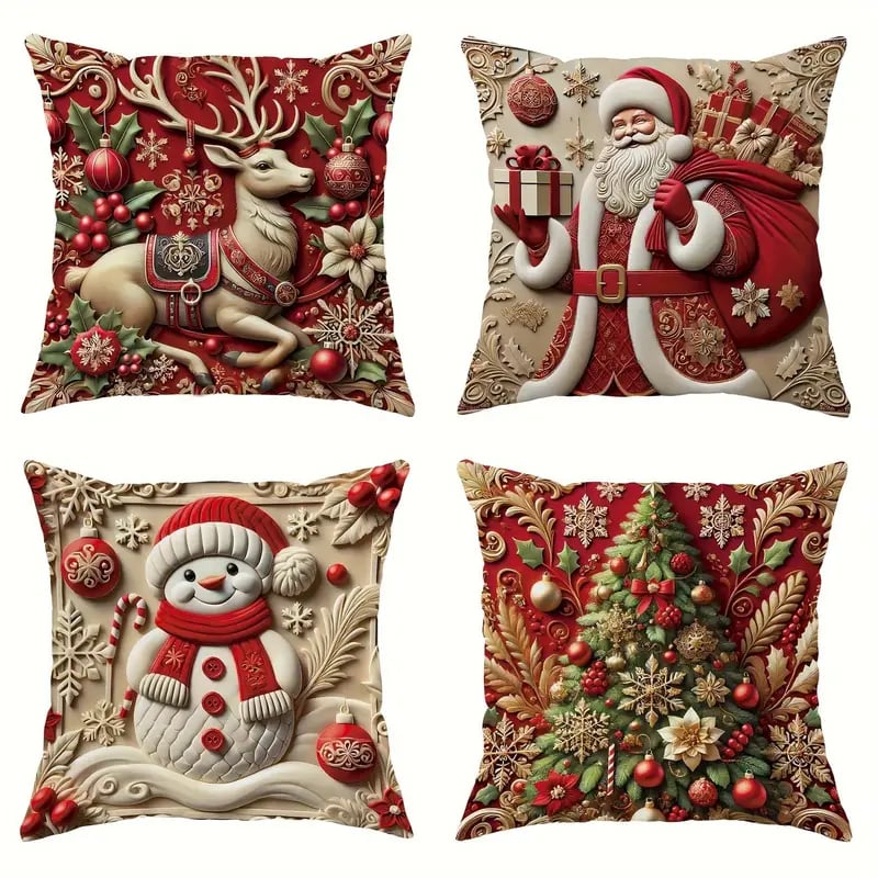 🎄Last day to get 69% off-🎅Christmas Themed Cushion Cover