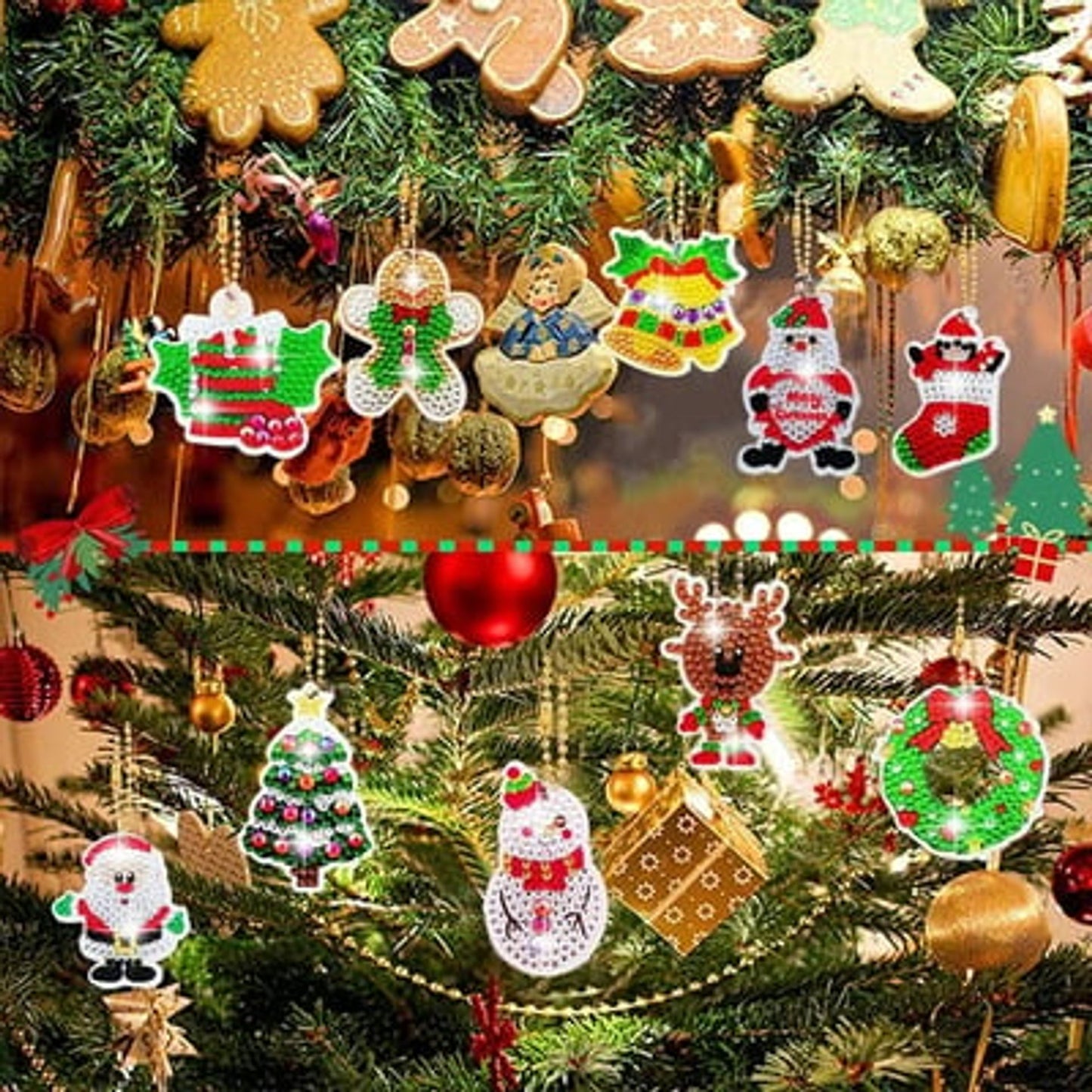 🎅Holiday Sale: 50% Off !!-🎄Christmas Diamond Painting Sticker Kit