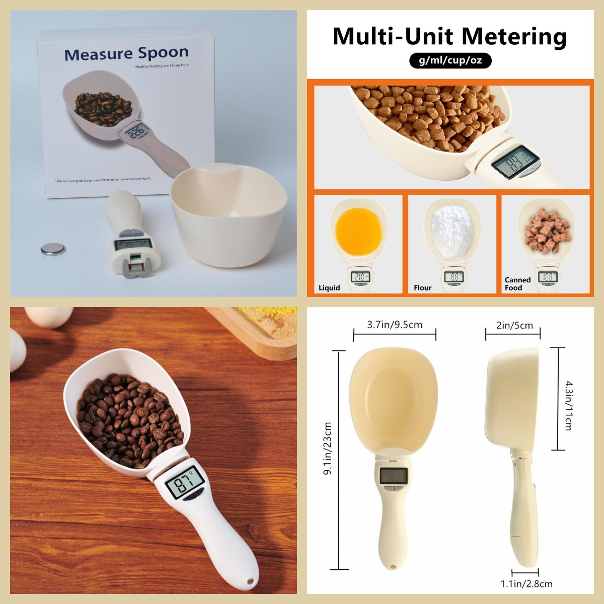 🎁Last 3 hours: 50% off-Food Measuring Scoop Scale💥