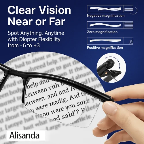 👑LAST DAY UP TO 80% off!- Self-Focusing Glasses – Instant Near/Far Vision Adjustment | 2025 Upgrade