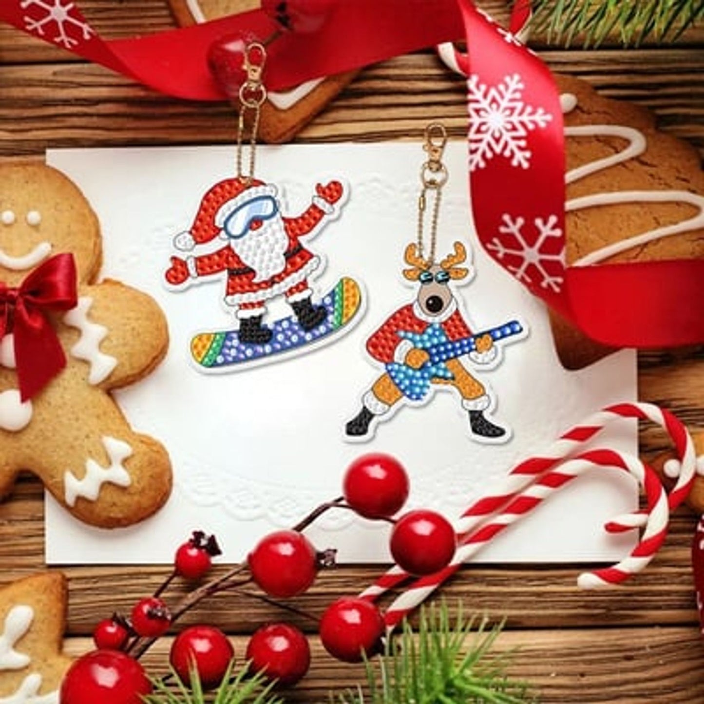 🎅Holiday Sale: 50% Off !!-🎄Christmas Diamond Painting Sticker Kit