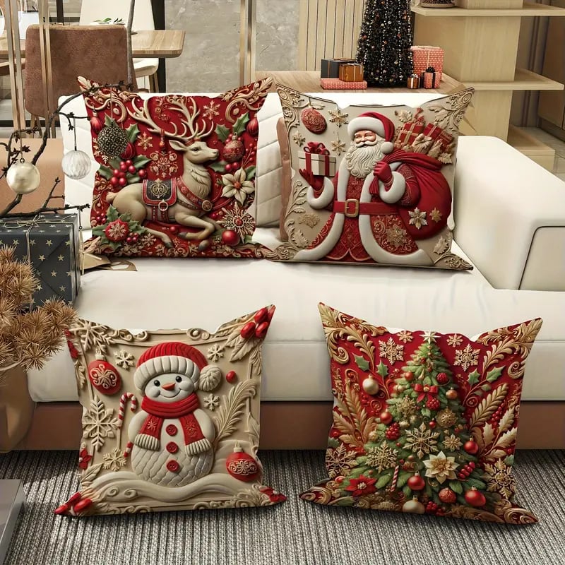 🎄Last day to get 69% off-🎅Christmas Themed Cushion Cover