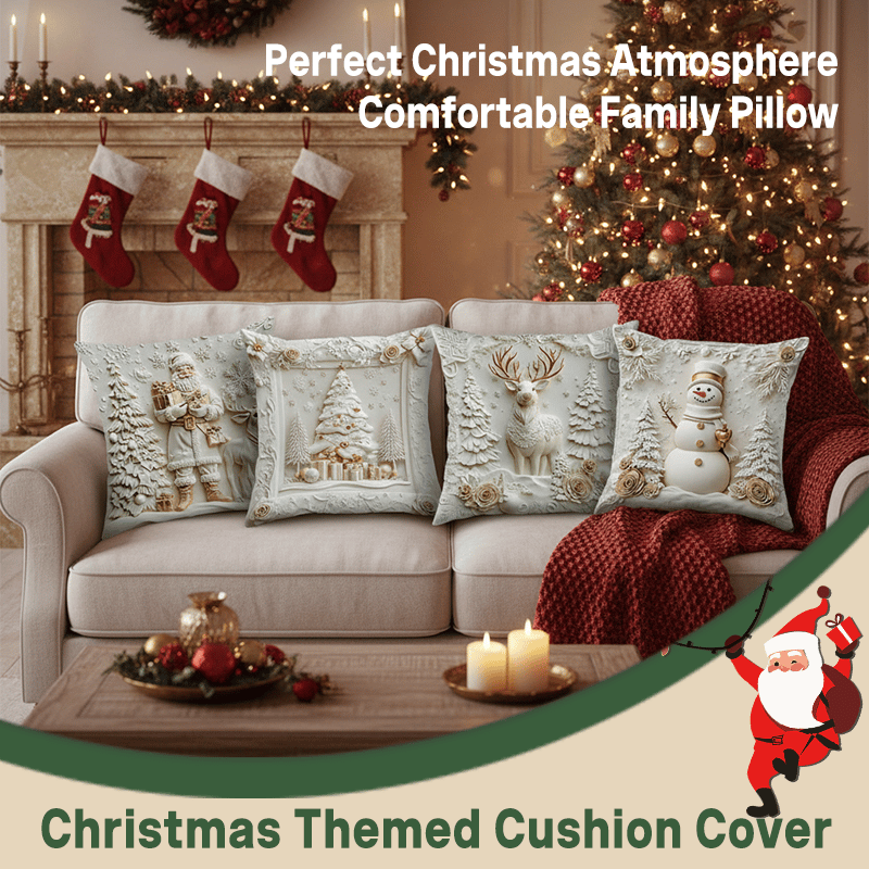 🎄Last day to get 69% off-🎅Christmas Themed Cushion Cover