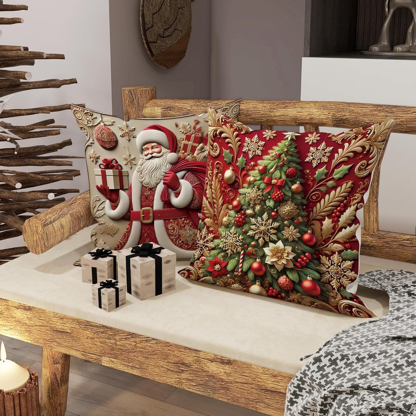 🎄Last day to get 69% off-🎅Christmas Themed Cushion Cover