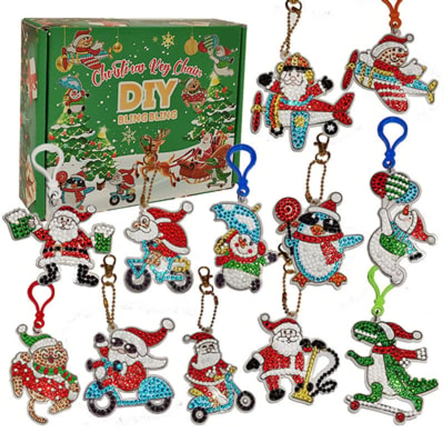 🎅Holiday Sale: 50% Off !!-🎄Christmas Diamond Painting Sticker Kit
