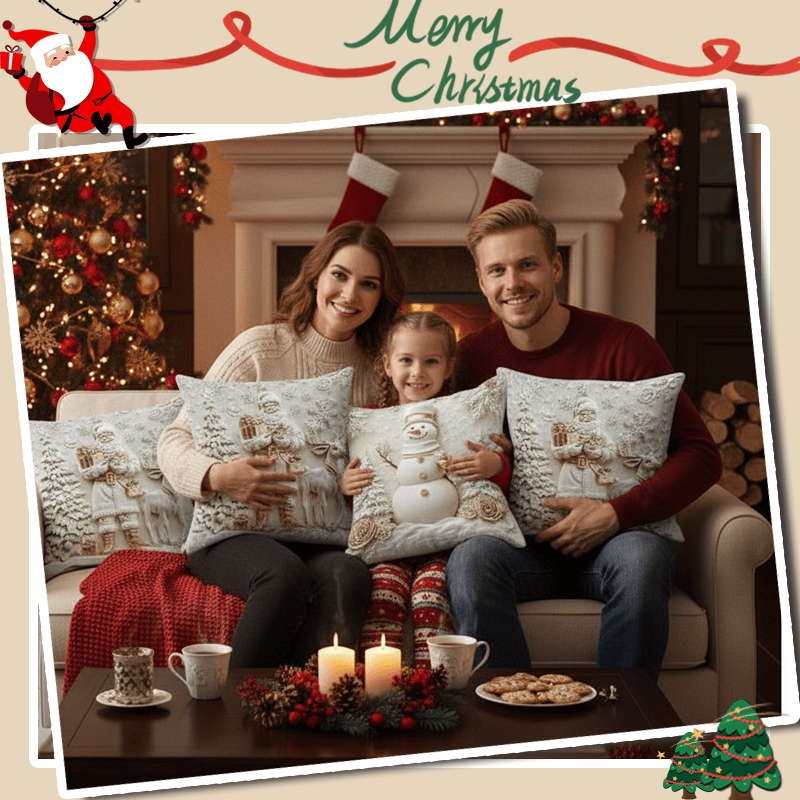 🎄Last day to get 69% off-🎅Christmas Themed Cushion Cover