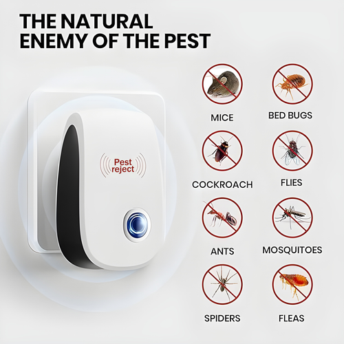 🏷️ HZA™ Smart Ultrasonic Pest Repeller | Safe, Silent & Powerful Home Defense