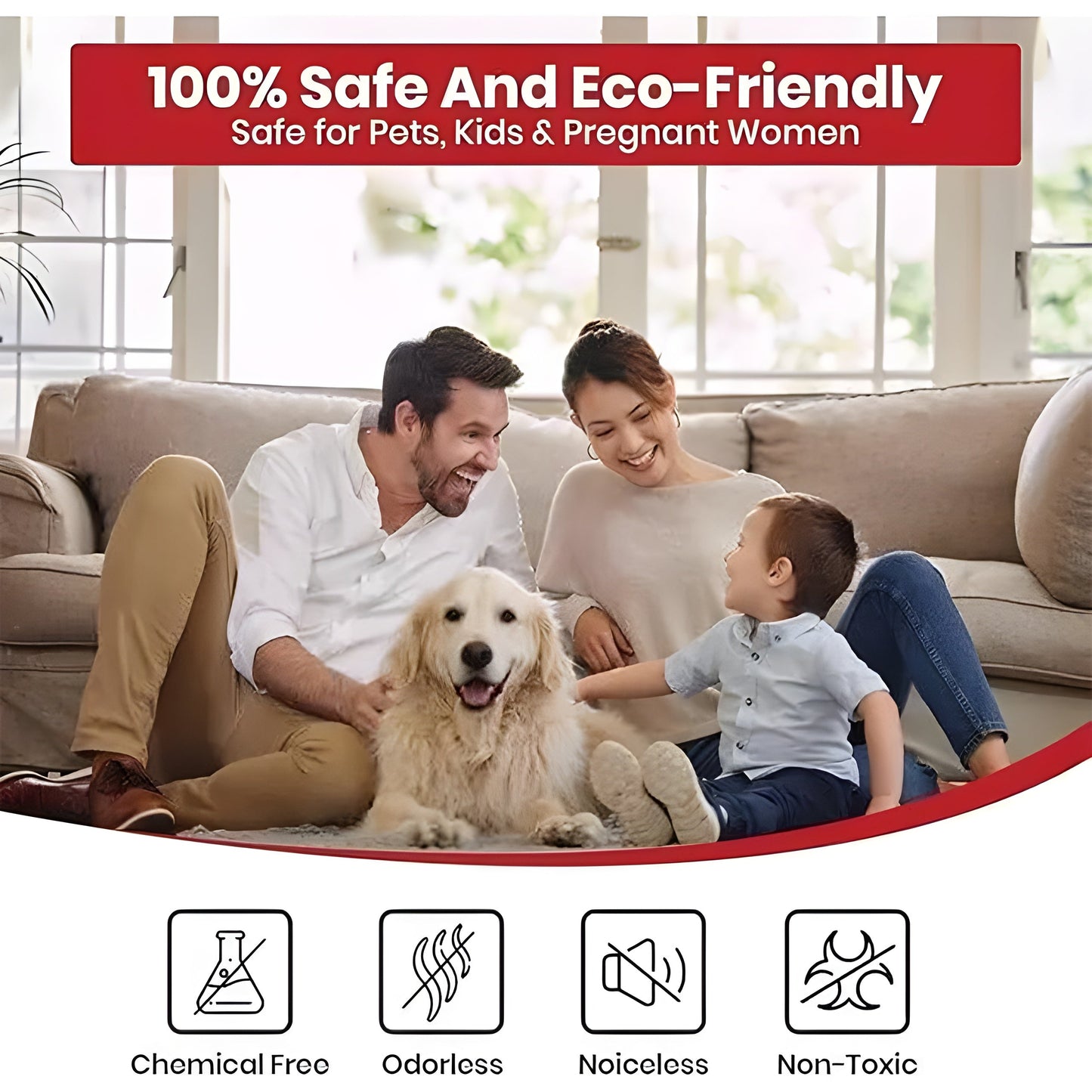 🏷️ HZA™ Smart Ultrasonic Pest Repeller | Safe, Silent & Powerful Home Defense