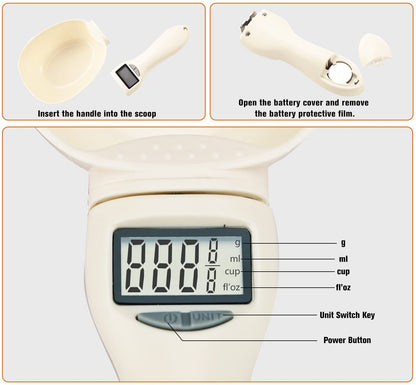 🎁Last 3 hours: 50% off-Food Measuring Scoop Scale💥