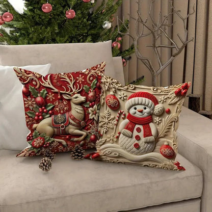 🎄Last day to get 69% off-🎅Christmas Themed Cushion Cover