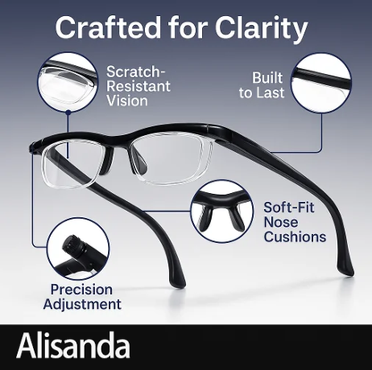 👑LAST DAY UP TO 80% off!- Self-Focusing Glasses – Instant Near/Far Vision Adjustment | 2025 Upgrade